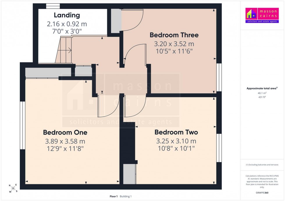 Floorplan for 17 Kylintra Crescent, Grantown On Spey