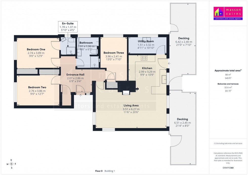 Floorplan for 58b Strathspey Drive, Grantown on Spey