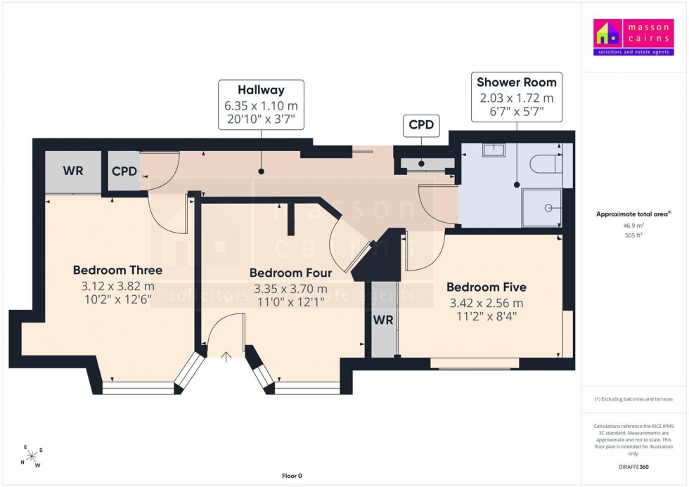 Floorplan for 122 High Street, Grantown on Spey