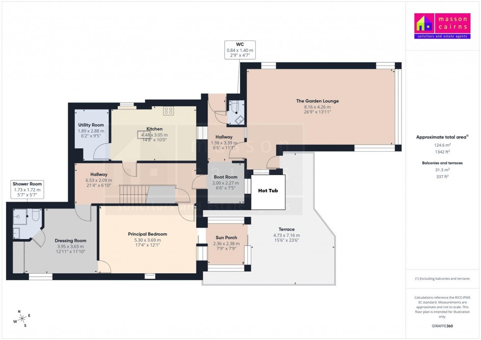 Floorplan for The River House, Dalfaber Road, Aviemore