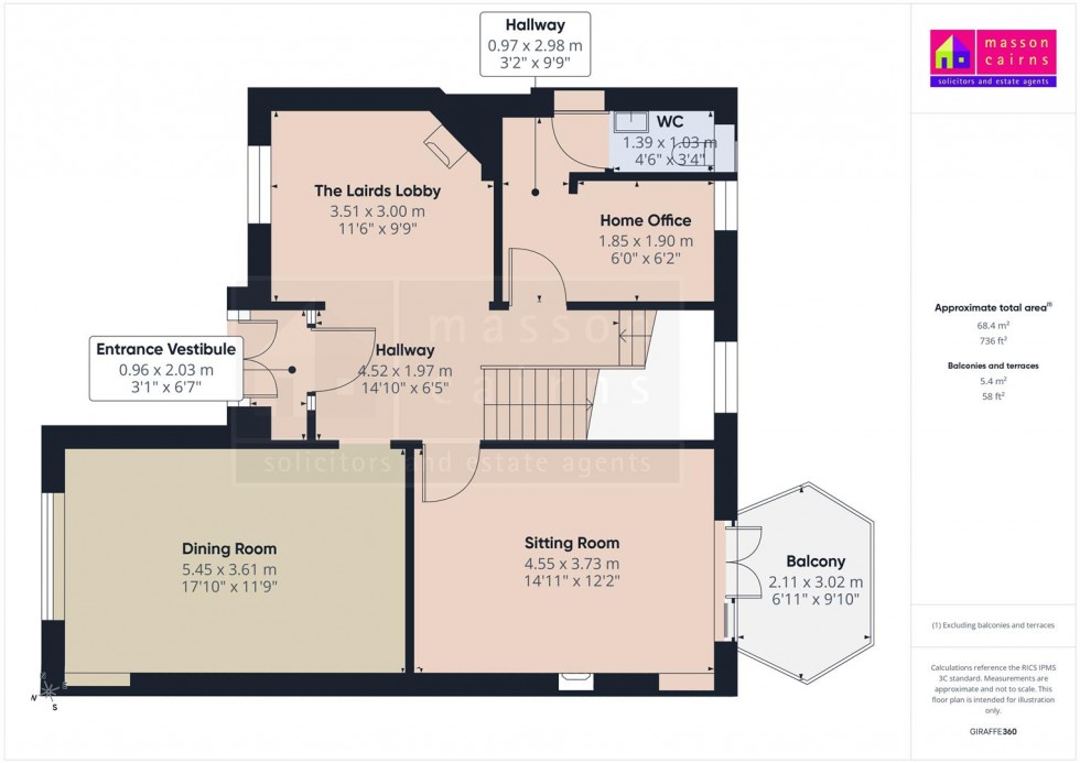 Floorplan for The River House, Dalfaber Road, Aviemore