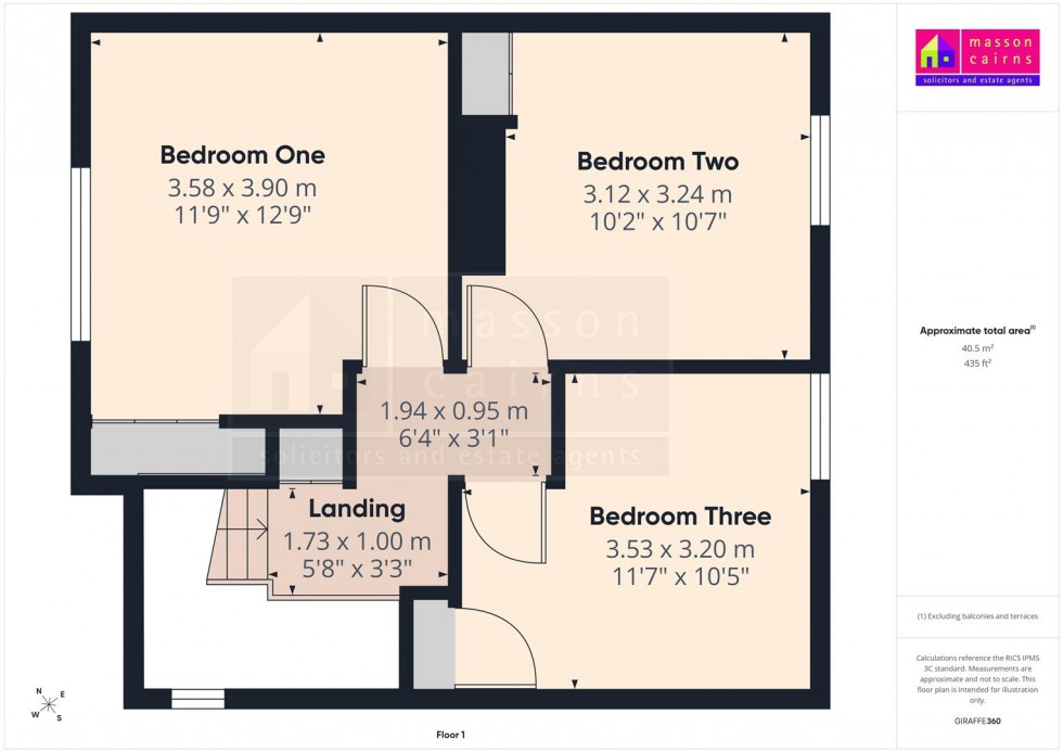 Floorplan for Tigh na Allt, 23 Kylintra Crescent, Grantown on Spey