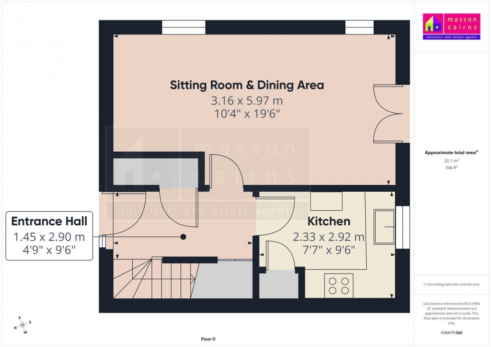 Floorplan for 2 Inverallan Court, Grantown on Spey
