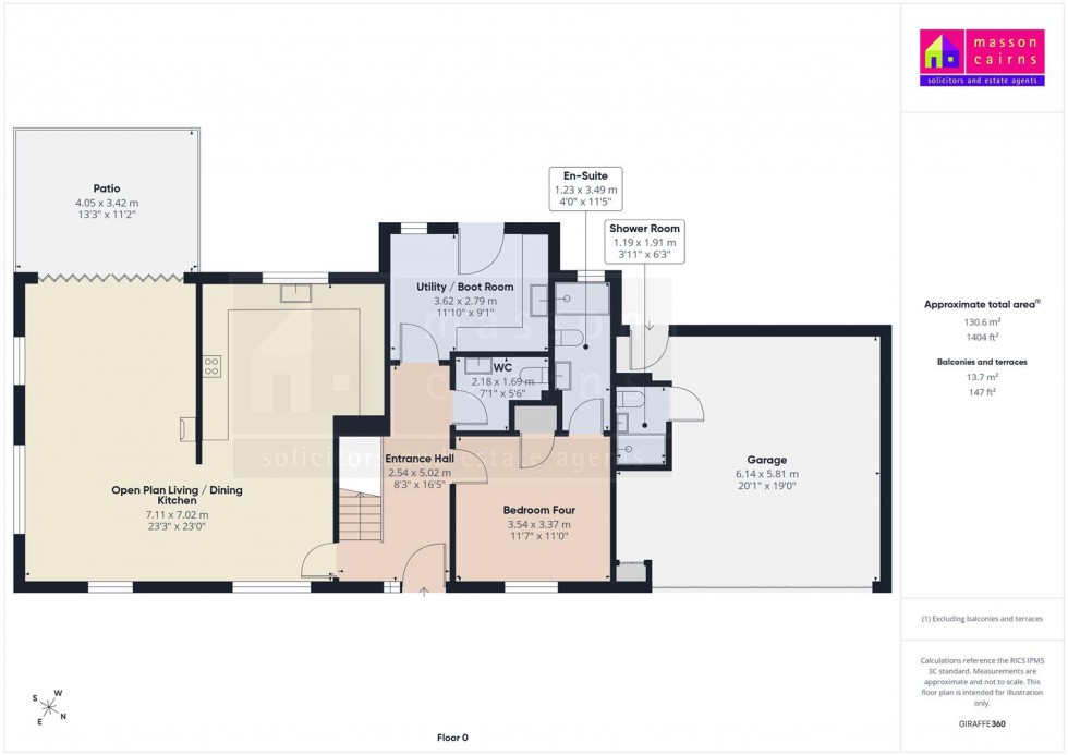 Floorplan for 1 Lodge Park, Fort William Road, Newtonmore