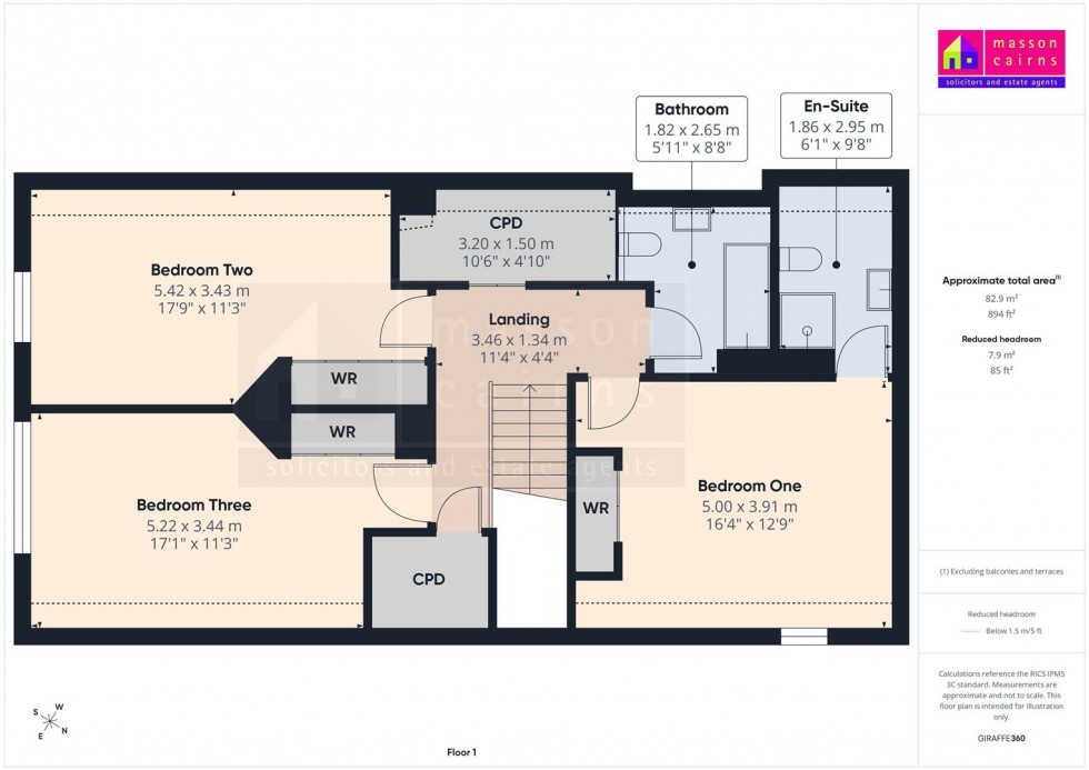 Floorplan for 1 Lodge Park, Fort William Road, Newtonmore