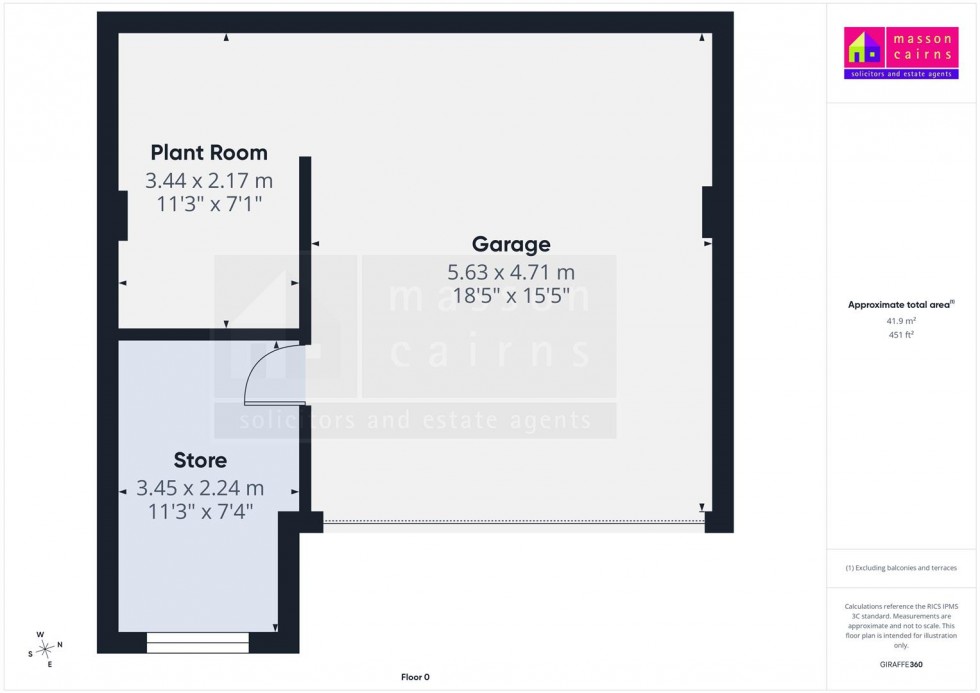 Floorplan for 64 Strathspey Drive, Grantown on Spey