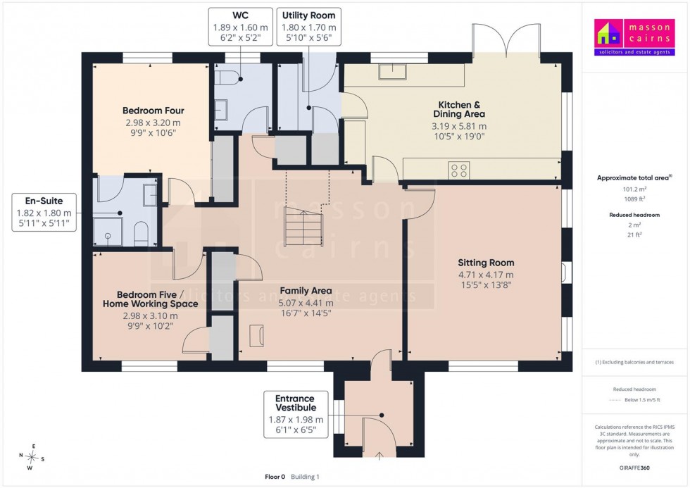 Floorplan for Draig, Rowan Park, Carrbridge