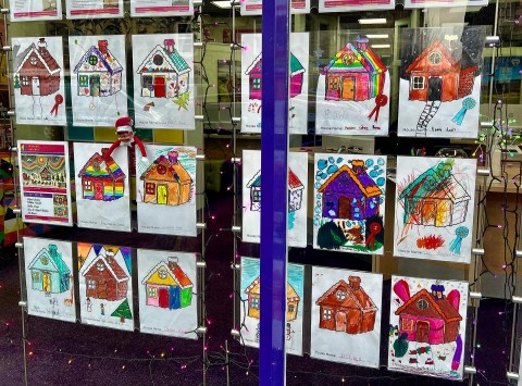 Kids Festive Gingerbread House Colouring Competition Results